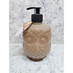 Maison De Base‎ Ecru Owl Soap Fall Maple Pecan Scent  16.9 fl oz NEW